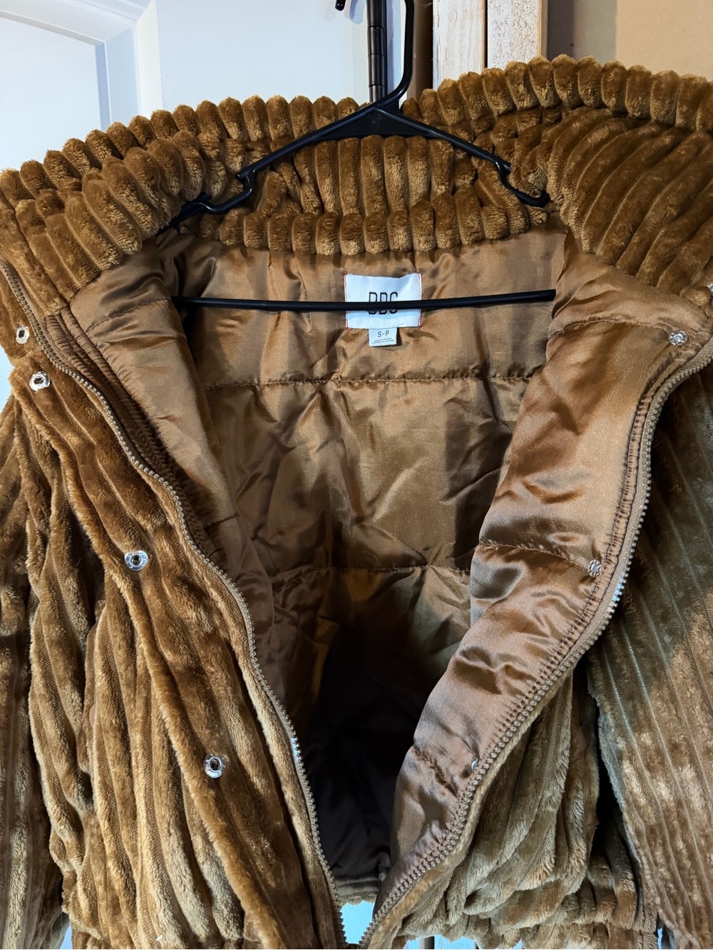 BDG Urgan Outfitters Isla Funnel Neck Corduroy Jacket Size Small - Picture 8 of 8